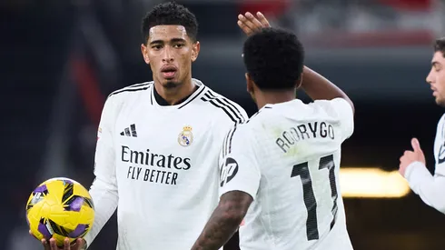 Bellingham se torna fundamental no Real Madrid. Foto: Juan Manuel Serrano Arce/Getty Images
