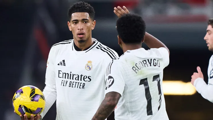 Bellingham se torna fundamental no Real Madrid. Foto: Juan Manuel Serrano Arce/Getty Images
