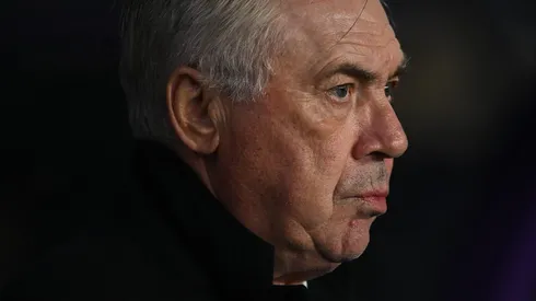 VALLADOLID, SPAIN - JANUARY 25: Carlo Ancelotti, Head Coach of Real Madrid, looks on prior to the LaLiga match between Real Valladolid CF and Real Madrid CF at Jose Zorrilla on January 25, 2025 in Valladolid, Spain. (Photo by Denis Doyle/Getty Images)