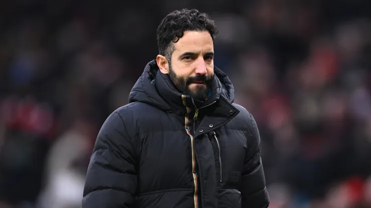Ruben Amorim em jogo pelo Manchester United