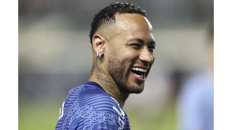 Neymar, craque de Santos (Photo by Alexandre Schneider/Getty Images)