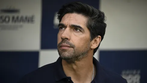 Abel Ferreira técnico do Palmeiras durante partida contra o Água Santa no estádio Mane Garrincha