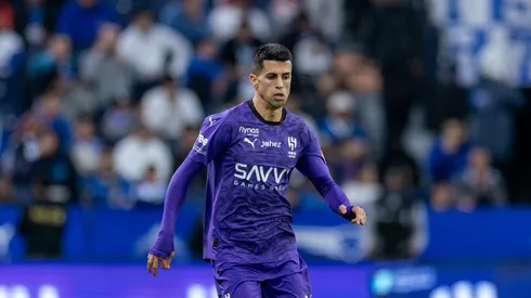 João Cancelo com a camisa do Al-Hilal. Foto: Abdullah Ahmed/Getty Images