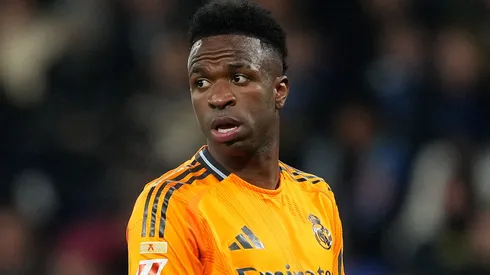 Atitudes de Vini Jr geram descontentamento no Real Madrid. (Photo by Alex Caparros/Getty Images)