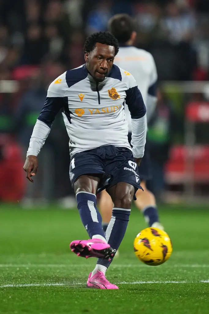 Mohamed-Ali Cho quando atuava pela Real Sociedad, da Espanha. Ele se tornou um alvo do Liverpool. (Photo by Alex Caparros/Getty Images)