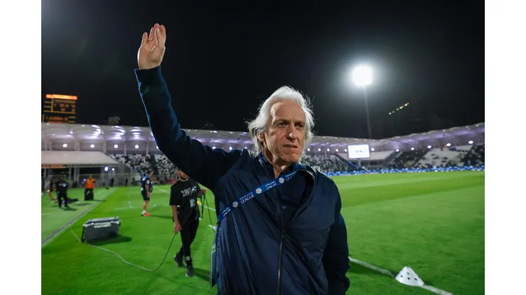 RIYADH, SAUDI ARABIA - MAY 23: Jorge Jesus coach of Al Hilal looks on prior the Saudi Pro League match between Al-Hilal and Al Ta´ee at Al Shabab Club Stadium on May 23, 2024 in Riyadh, Saudi Arabia.(Photo by Yasser Bakhsh/Getty Images)