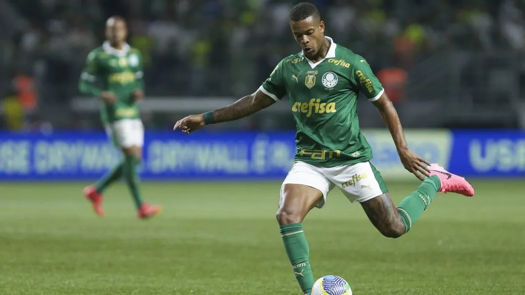 Caio Paulista em jogo do Palmeiras. Foto: Ricardo Moreira/Getty Images