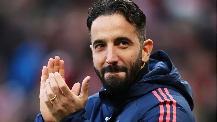 Ruben Amorim, treinador do Manchester United (Photo by Matt McNulty/Getty Images)