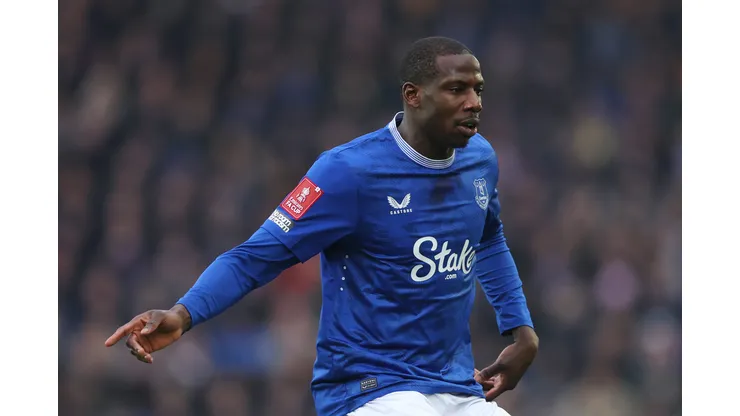 Doucouré no Everton (Photo by Lewis Storey/Getty Images)