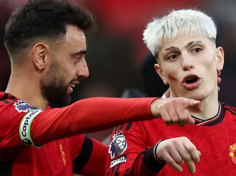 Manchester United quer negociar Garnacho no verão europeu