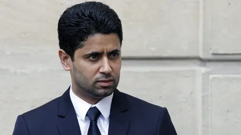 Nasser Al-Khelaifi, presidente do PSG. O fundo catari pode deixar o clube após ação judicial contra o gestor. Foto: Thierry Chesnot