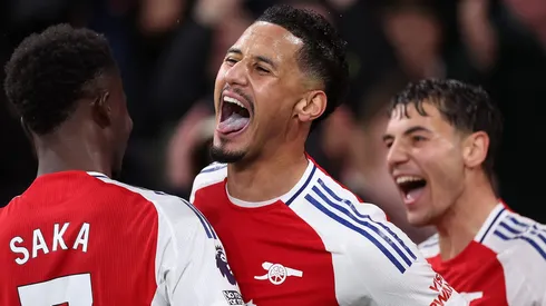 William Saliba, zagueiro do Arsenal, é alvo do Real Madrid (Foto: Julian Finney/Getty Images)