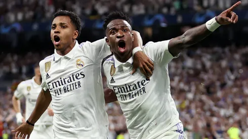 Rodrygo é protagonista na Champions League. Foto: Julian Finney/Getty Images