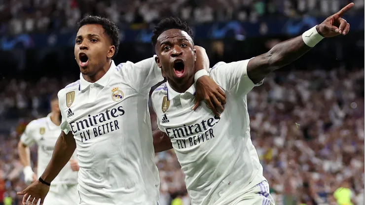 Rodrygo é protagonista na Champions League. Foto: Julian Finney/Getty Images