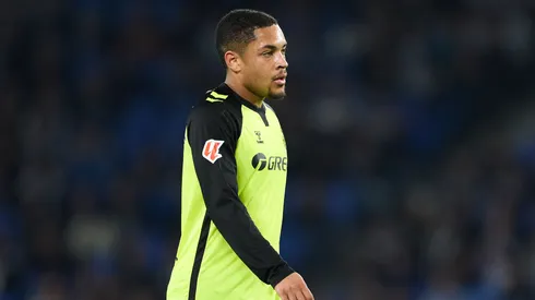 Atacante Vitor Roque durante partida do Betis