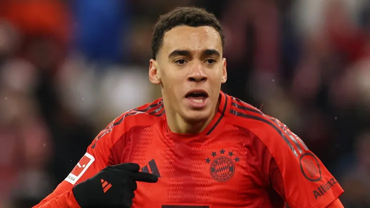 Musiala, jogador do Bayern de Munique, alvo do Barcelona (Photo by Alexander Hassenstein/Getty Images)