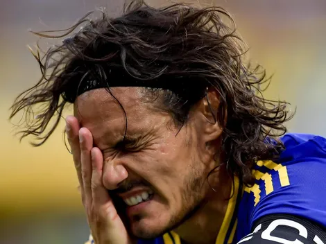 Cavani sob pressão e risco de perder titularidade no Boca