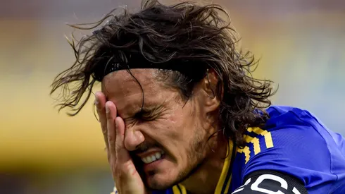 Cavani perde gols no Boca. Foto: Marcelo Endelli/Getty Images