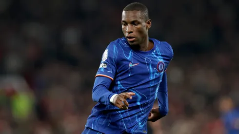 Nicolas Jackson em jogo do Chelsea. Atacante não vai mais para o Bayern de Munique. Foto: Carl Recine