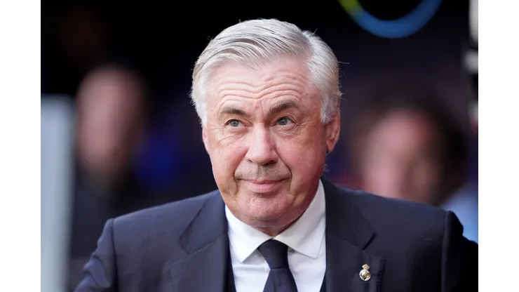 Ancelotti, técnico do Real Madrid. (Photo by Juan Manuel Serrano Arce/Getty Images)