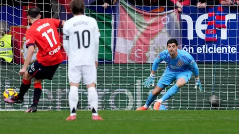 Ante Budimir alcançou um feito histórico ao se tornar o maior artilheiro do Osasuna na La Liga. (Foto de Juan Manuel Serrano Arce/Getty Images)