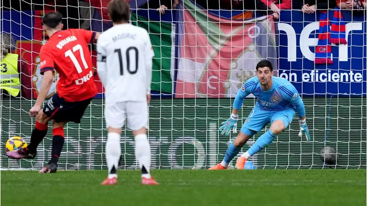 Ante Budimir alcançou um feito histórico ao se tornar o maior artilheiro do Osasuna na La Liga. (Foto de Juan Manuel Serrano Arce/Getty Images)