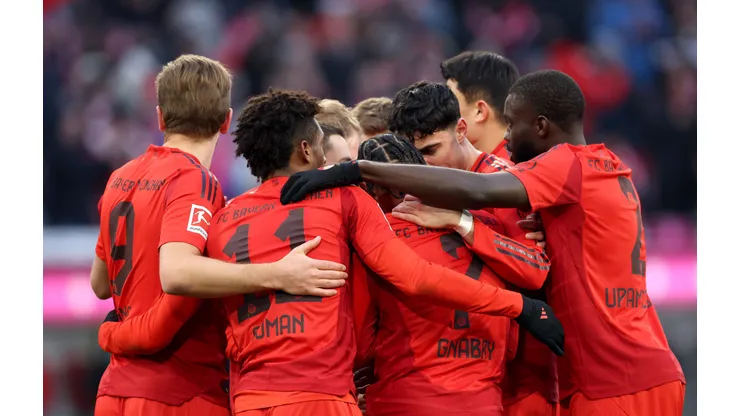 Atletas do Bayern de Munique (Photo by Alexander Hassenstein/Getty Images)