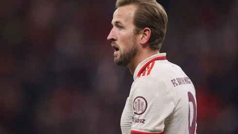 Harry Kane, atacante do Bayern de Munique (Photo by Alex Grimm/Getty Images)