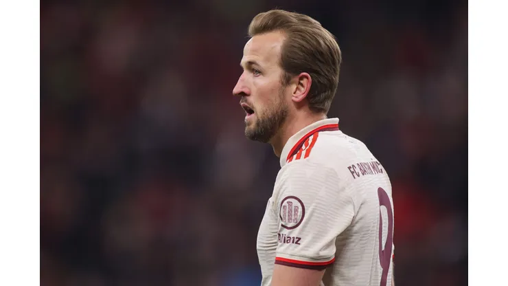 Harry Kane, atacante do Bayern de Munique (Photo by Alex Grimm/Getty Images)