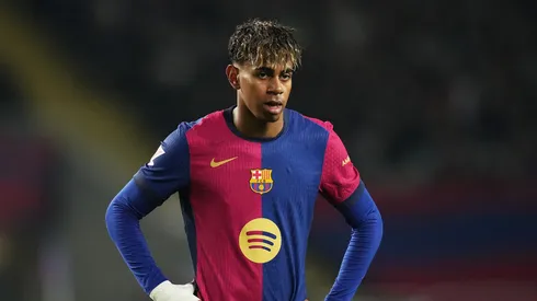 Salah pode prejudicar Lamine. (Photo by Alex Caparros/Getty Images)