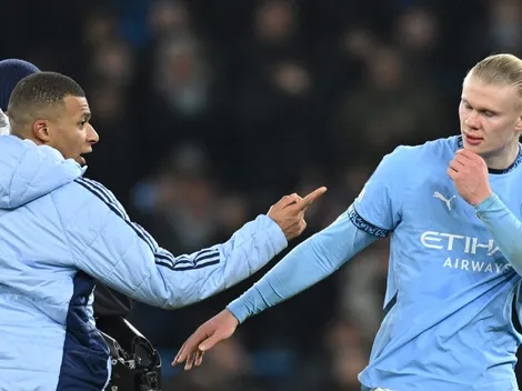 Pais de Mbappé e Haaland assistem juntos show do camisa 9; veja