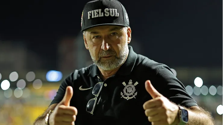 Augusto Melo, presidente do Corinthians. Foto: Heuler Andrey/Getty Images