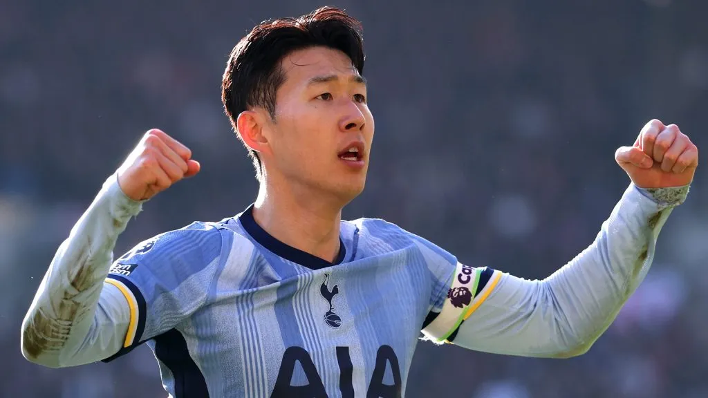 Son em jogo do Tottenham. Foto: Ryan Pierse/Getty Images