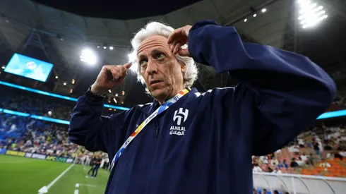 Jorge Jesus, técnico do Al-Hilal. Clube saudita deseja a contratação de Mitoma. Foto: Yasser Bakhsh