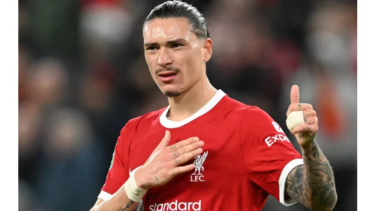 Liverpool quer se desfazer de Darwin Núñez. (Photo by Michael Regan/Getty Images)