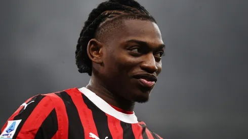 Rafael Leão, atacante do Milan (Photo by Marco Luzzani/Getty Images)