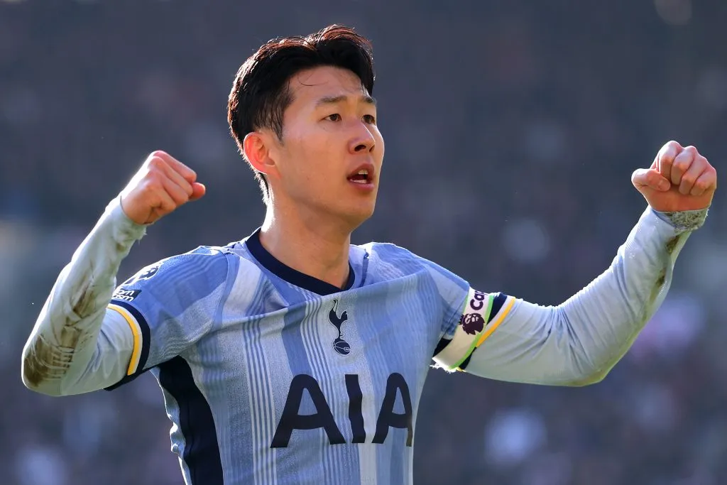 Son em jogo do Tottenham. Foto: Ryan Pierse/Getty Images