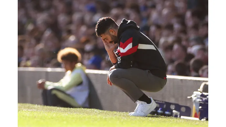 Ruben Amorim, técnico do Manchester United (Photo by Lewis Storey/Getty Images)