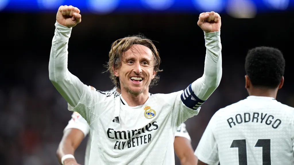 Luka Modric durante partida do Real Madrid (Photo by Angel Martinez/Getty Images)