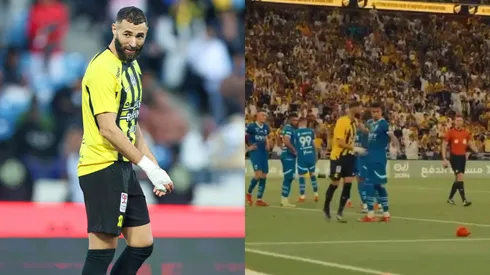 Benzema aproveita vacilo do Al-Hilal e faz golaço. Foto: Yasser Bakhsh/Getty Images