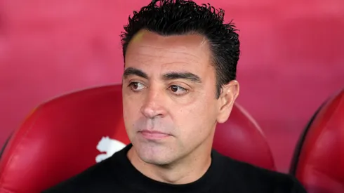 Xavi Hernández, ex-treinador do Barcelona e alvo do Manchester United (Photo by Alex Caparros/Getty Images)
