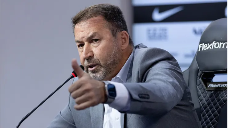 Augusto Melo, presidente do Corinthians. Foto: Rodrigo Coca/AG. Corinthians