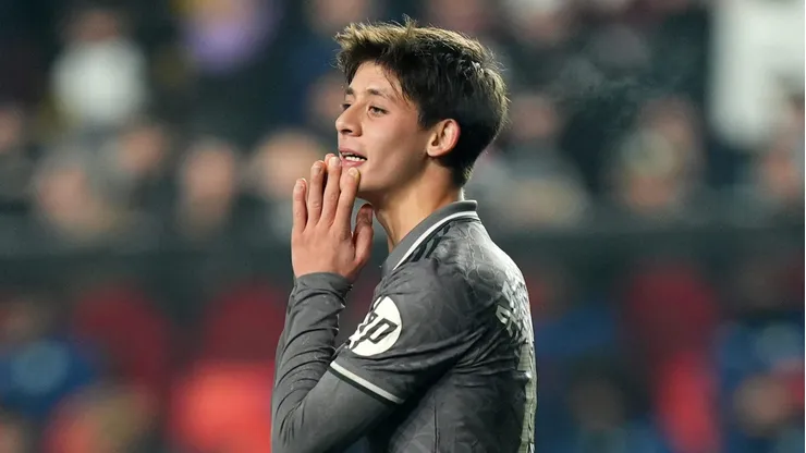 Arda Güler tem rumores ligados ao Manchester United. Foto: Angel Martinez/Getty Images