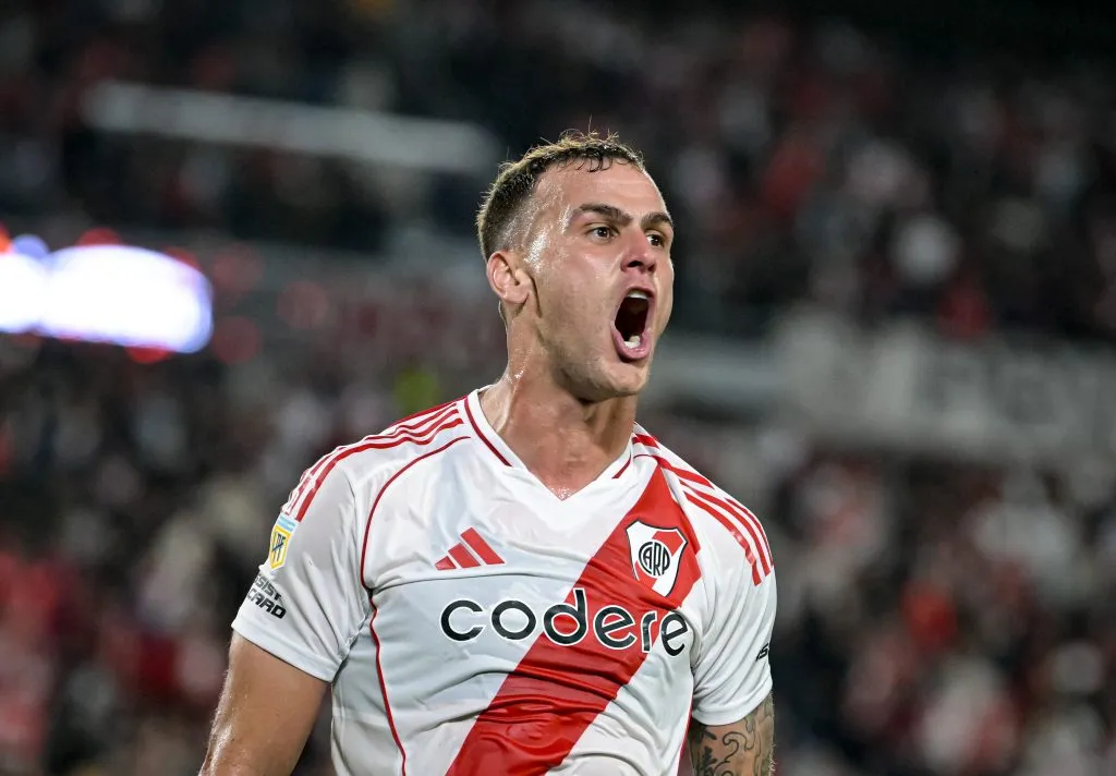 González Pírez em campo pelo River Plate (Photo by Marcelo Endelli/Getty Images)