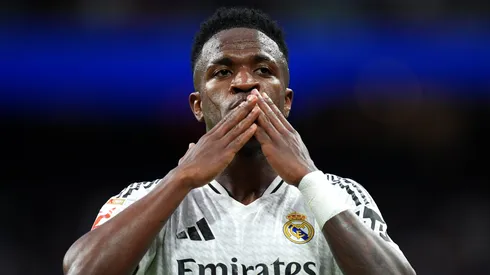 Decisivo nas últimas partidas contra o Borussia Dortmund, Vinicius Junior volta a ser o centro das atenções às vésperas das quartas de final do Mundial de Clubes. Foto: Angel Martinez/Getty Images