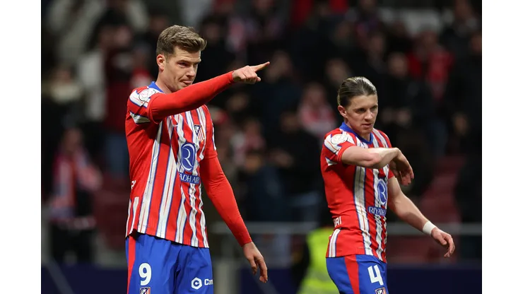 Sorloth em campo pelo Atlético de Madrid (Photo by Florencia Tan Jun/Getty Images)