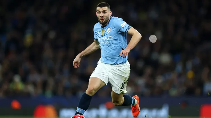 Kovacic em jogo do Manchester City. Foto: Dan Istitene