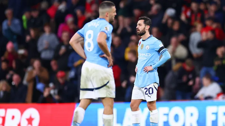 Kovacic e Bernardo Silva. Meia croata está na mira do Atlético de Madrid. Foto: Dan Istitene