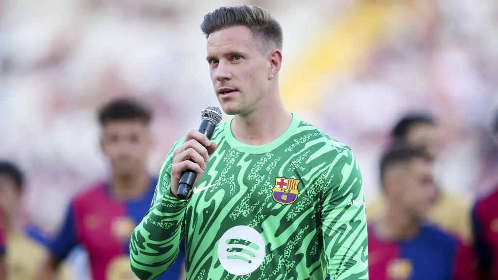 Ter Stegen, goleiro do Barcelona. Foto: Eric Alonso/Getty Images