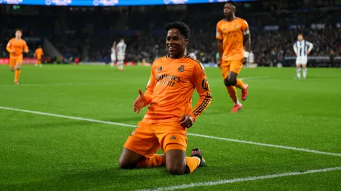 Endrick marcou mais um gol pelo Real Madrid e garantiu mais um bônus para o Palmeiras. Foto: David Ramos